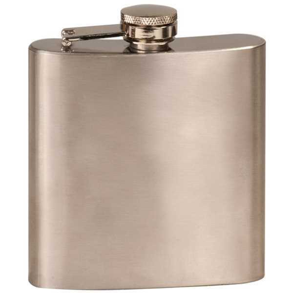 Picture of 6 oz. Laserable Stainless Steel Flask