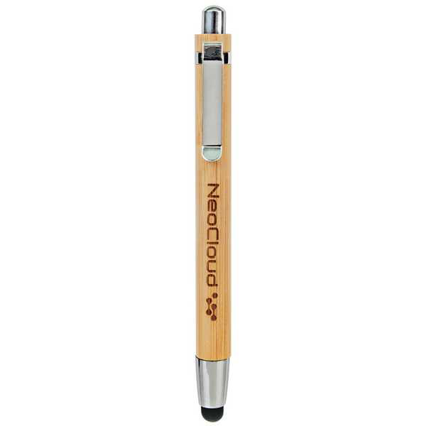 Picture of Stylus Tip Bamboo & Silver Pen