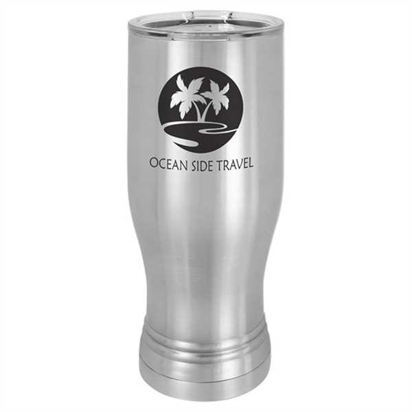 Picture of Stainless Steel Polar Camel 20 oz Pilsner w/Clear Lid