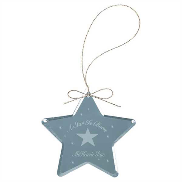 Picture of 3" Crystal Star Ornament