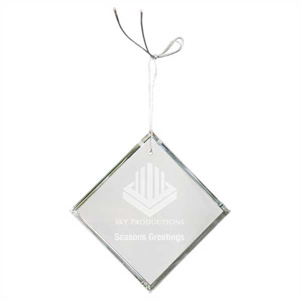 Picture of 3" Crystal Diamond Ornament