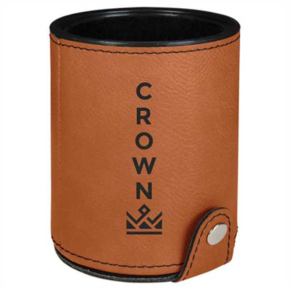 Picture of Rawhide Laserable Leatherette Dice Cup with 5 Dice