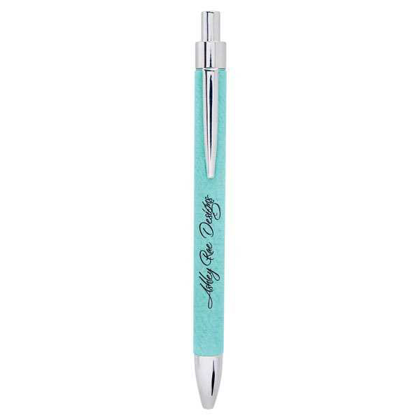 Picture of Teal Laserable Leatherette Pen