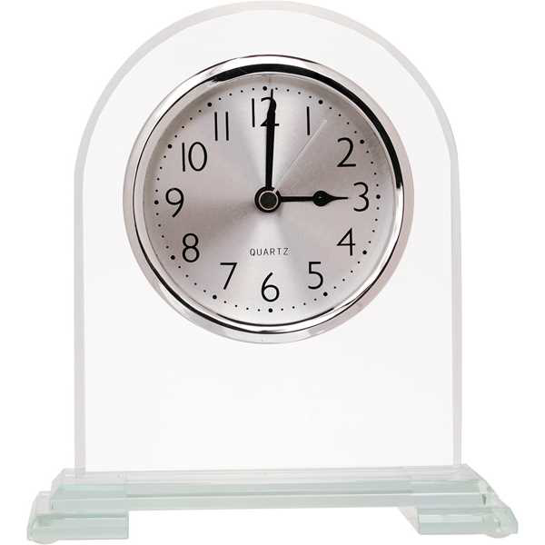 Picture of 6 1/2" Arch Glass Clock