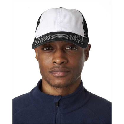 Picture of Adult Classic Cut Brushed Cotton Twill Unstructured Trucker Cap