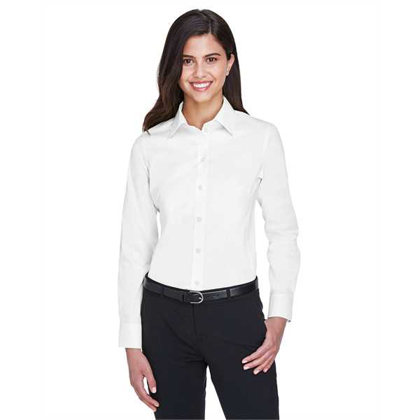 Picture of Ladies' Crown Woven Collection™ Solid Stretch Twill