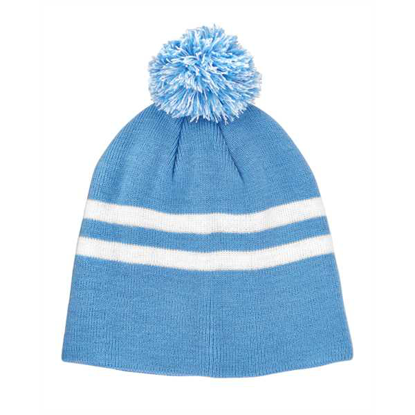 Picture of Striped Pom Beanie