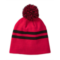 Picture of Striped Pom Beanie
