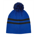 Picture of Striped Pom Beanie