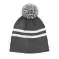 Picture of Striped Pom Beanie