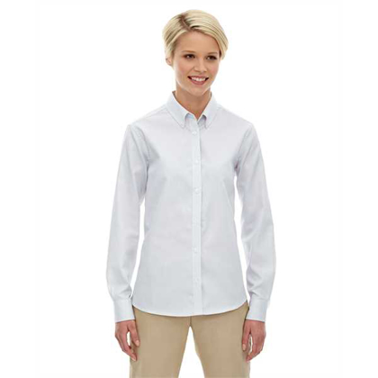 Picture of Ladies' Establish Wrinkle-Resistant Cotton Blend Dobby Stripe Shirt