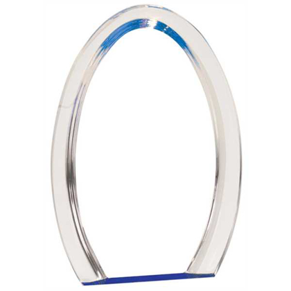 Picture of 8" Blue Oval Halo Acrylic