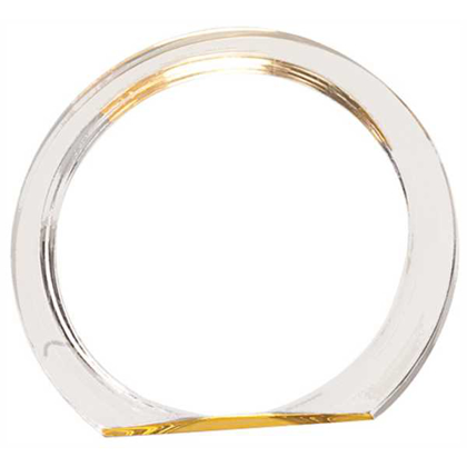 Picture of 5 3/8" Gold Round Halo Acrylic