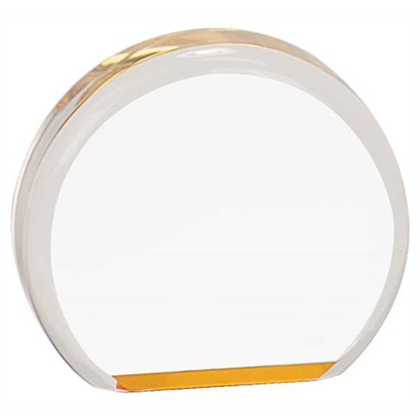 Picture of 3 1/2" Gold Acrylic Circle
