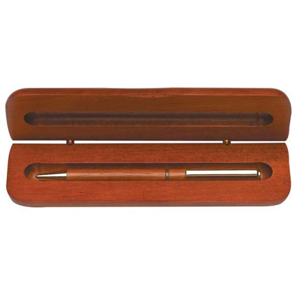 Picture of 6 3/4" x 2 1/8" Rosewood Finish Pen Case