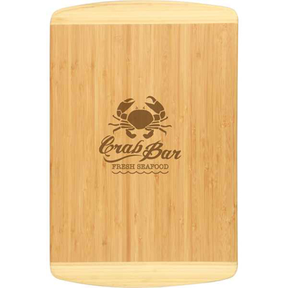 Picture of 18" x 12" Bamboo 2-Tone Cutting Board