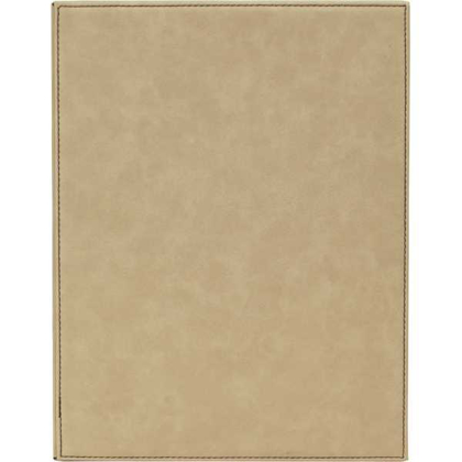 Picture of 10 1/2" x 13" Light Brown Laserable Leatherette Plaque