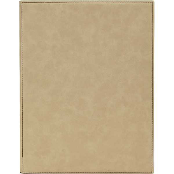 Picture of 7" x 9" Light Brown Laserable Leatherette Plaque