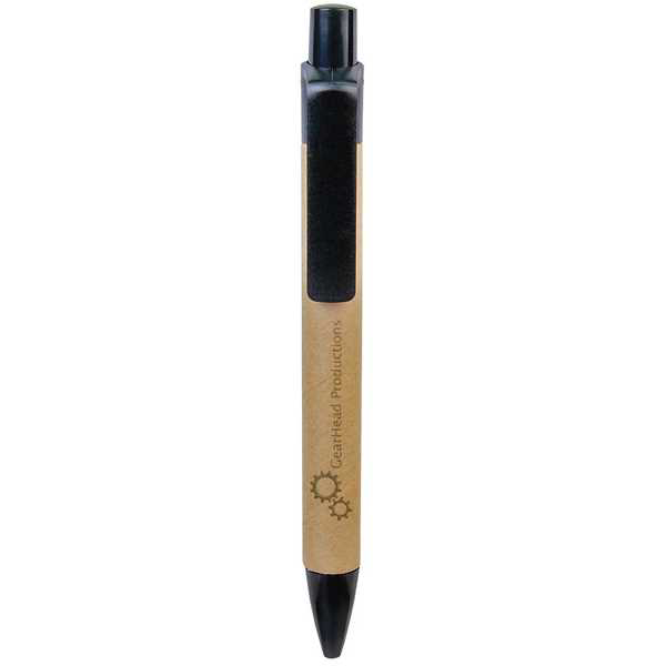 Picture of Recycled Paper Pen with Black Trim