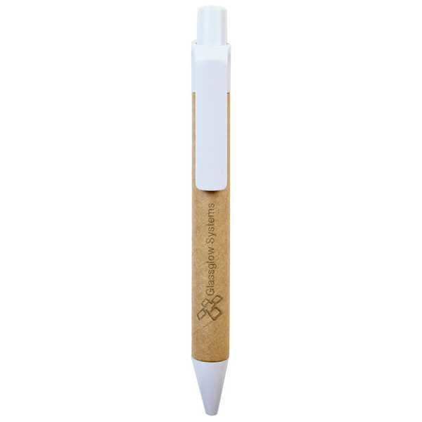 Picture of Recycled Paper Pen with White Trim