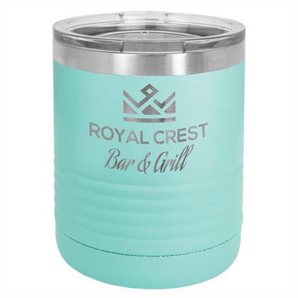 Picture of Polar Camel Ringneck 10 oz. Teal Vacuum Insulated Tumbler with Clear Lid