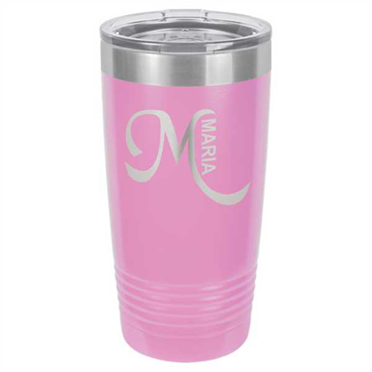Picture of Polar Camel 20 oz. Light Purple Ringneck Vacuum Insulated Tumbler w/Clear Lid