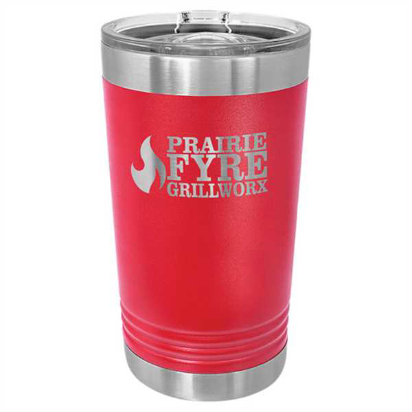 Picture of Red 16 oz. Polar Camel Pint with Slider Lid