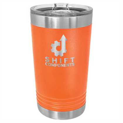 Picture of Orange 16 oz. Polar Camel Pint with Slider Lid