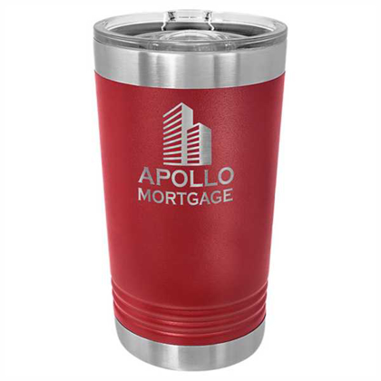 Picture of Maroon 16 oz. Polar Camel Pint with Slider Lid