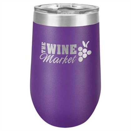 Picture of Polar Camel 16 oz. Purple Vacuum Insulated Stemless Tumbler w/Lid