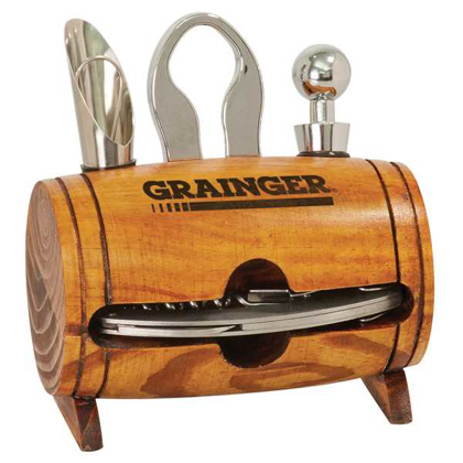 Picture of Barrel 4-Piece Wine Tool Set