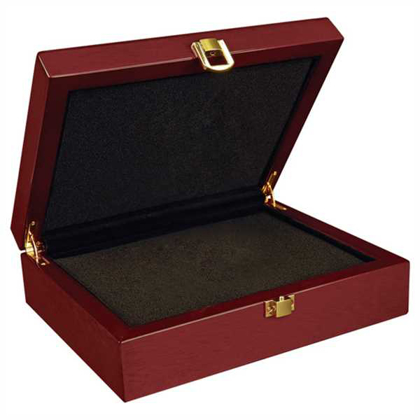 Picture of 7 3/4" x 6 1/4" x 2 3/8" Rosewood Piano Finish Gift Box