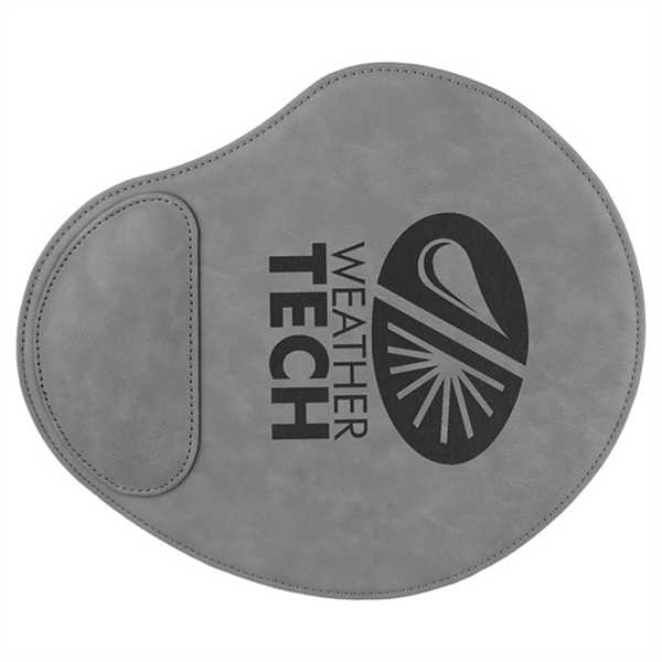 Picture of 9" x 10 1/4" Gray Laserable Leatherette Mouse Pad