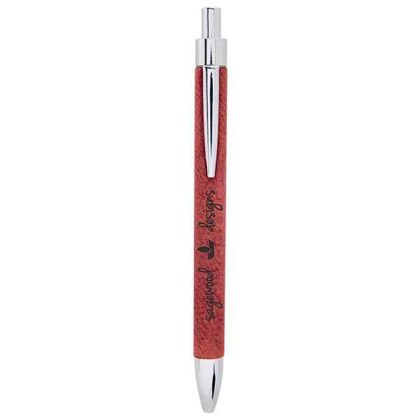 Picture of Rose Laserable Leatherette Pen