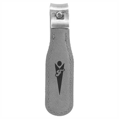 Picture of Gray Laserable Leatherette Nail Clipper