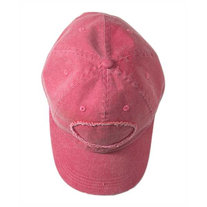 Picture of Pigment-Dyed Raw-Edge Patch Baseball Cap