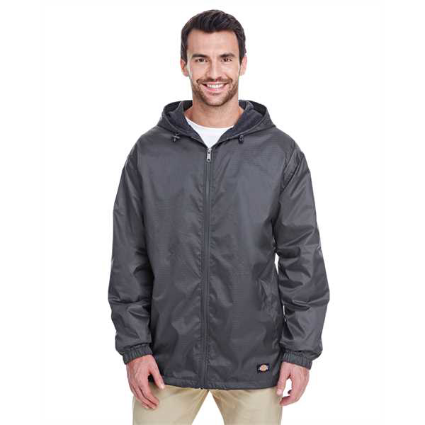 Picture of Men's Fleece-Lined Hooded Nylon Jacket