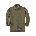 Picture of Men's Canvas Shirt Jacket with Flannel Lining
