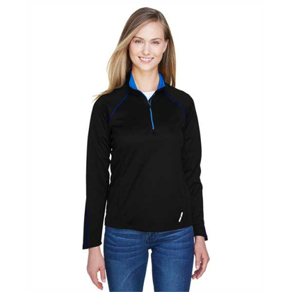 Picture of Ladies' Radar Quarter-Zip Performance Long-Sleeve Top