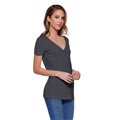 Picture of Ladies' CVC V-Neck T-Shirt