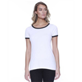 Picture of Ladies' CVC Ringer T-Shirt