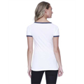 Picture of Ladies' CVC Ringer T-Shirt