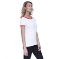 Picture of Ladies' CVC Ringer T-Shirt