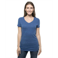 Picture of Ladies' Triblend Short-Sleeve V-Neck T-Shirt