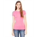 Picture of Ladies' Sheer Mini Rib Short-Sleeve T-Shirt