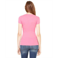 Picture of Ladies' Sheer Mini Rib Short-Sleeve T-Shirt