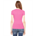 Picture of Ladies' Sheer Mini Rib Short-Sleeve T-Shirt