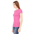 Picture of Ladies' Sheer Mini Rib Short-Sleeve T-Shirt