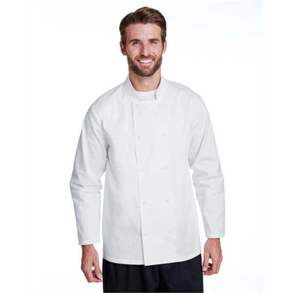 Picture of Unisex Studded Front Long-Sleeve Chef's Coat