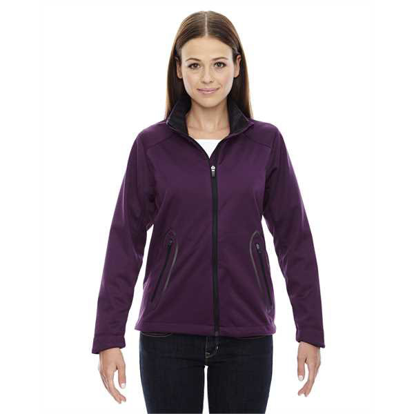 Picture of Ladies' Splice Three-Layer Light Bonded Soft Shell Jacket with Laser Welding